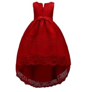 COPY - Girls Red Elegant gown